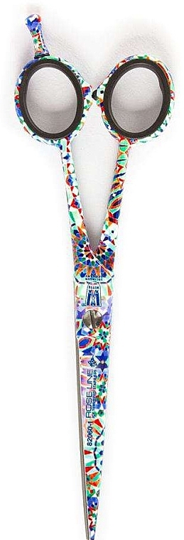 Nożyczki fryzjerskie proste 82060-1, 15.24 cm - Witte Rose Line Art Mosaic — Zdjęcie N1