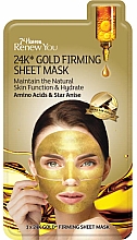 Kup Ujędrniająca złota maska na tkaninie do twarzy Aminokwasy i anyż - 7th Heaven Renew You 24K Gold Firming Sheet Mask