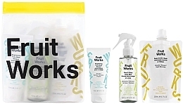 Kup Zestaw - Fruit Works Glow Kit (f/mask/100ml + f/body/mist/150ml + f/body/scrub/200ml)