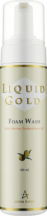 Oczyszczająca pianka do twarzy - Anna Lotan Liquid Gold Foam Wash — Zdjęcie N1