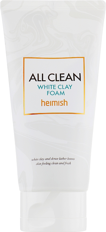 Oczyszczająca pianka do twarzy z glinką białą - Heimish All Clean White Clay Foam — Zdjęcie N2