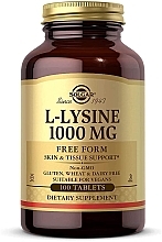 Kup L-Lizyna w kapsułkach, 1000 mg - Solgar L-Lysine