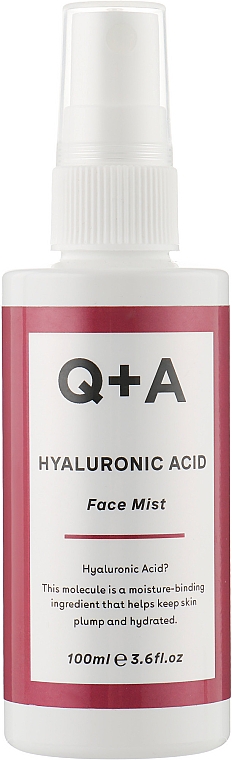 Mgiełka do twarzy z kwasem hialuronowym - Q+A Hyaluronic Acid Face Mist