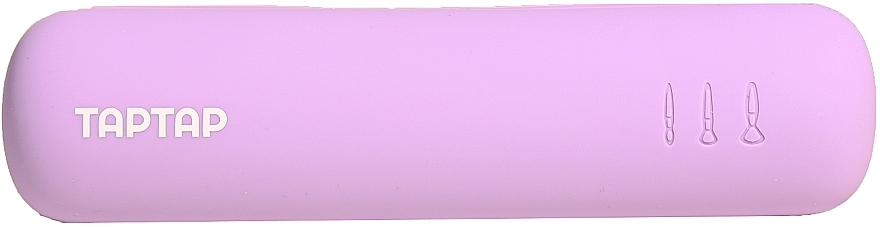Silikonowe etui na szczoteczkę, fioletowe - Taptap — Zdjęcie N1