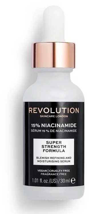 Serum do twarzy z niacinamidem - Makeup Revolution Skincare Blemish Refining And Moisturising Serum 15% Niacinamide — Zdjęcie N1