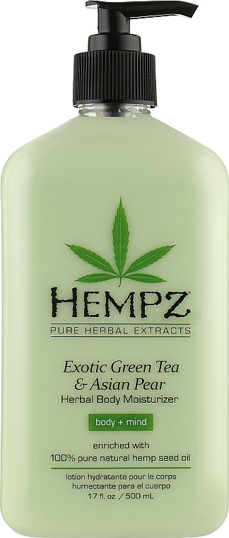 Relaksujący lotion do ciała Egzotyczna zielona herbata i grusza azjatycka - Hempz Exotic Green Tea & Asian Pear Herbal Moisturizer — Zdjęcie N3