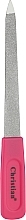 Dwustronny pilnik do paznokci, CNF-492, ciemny róż - Christian — Zdjęcie N1