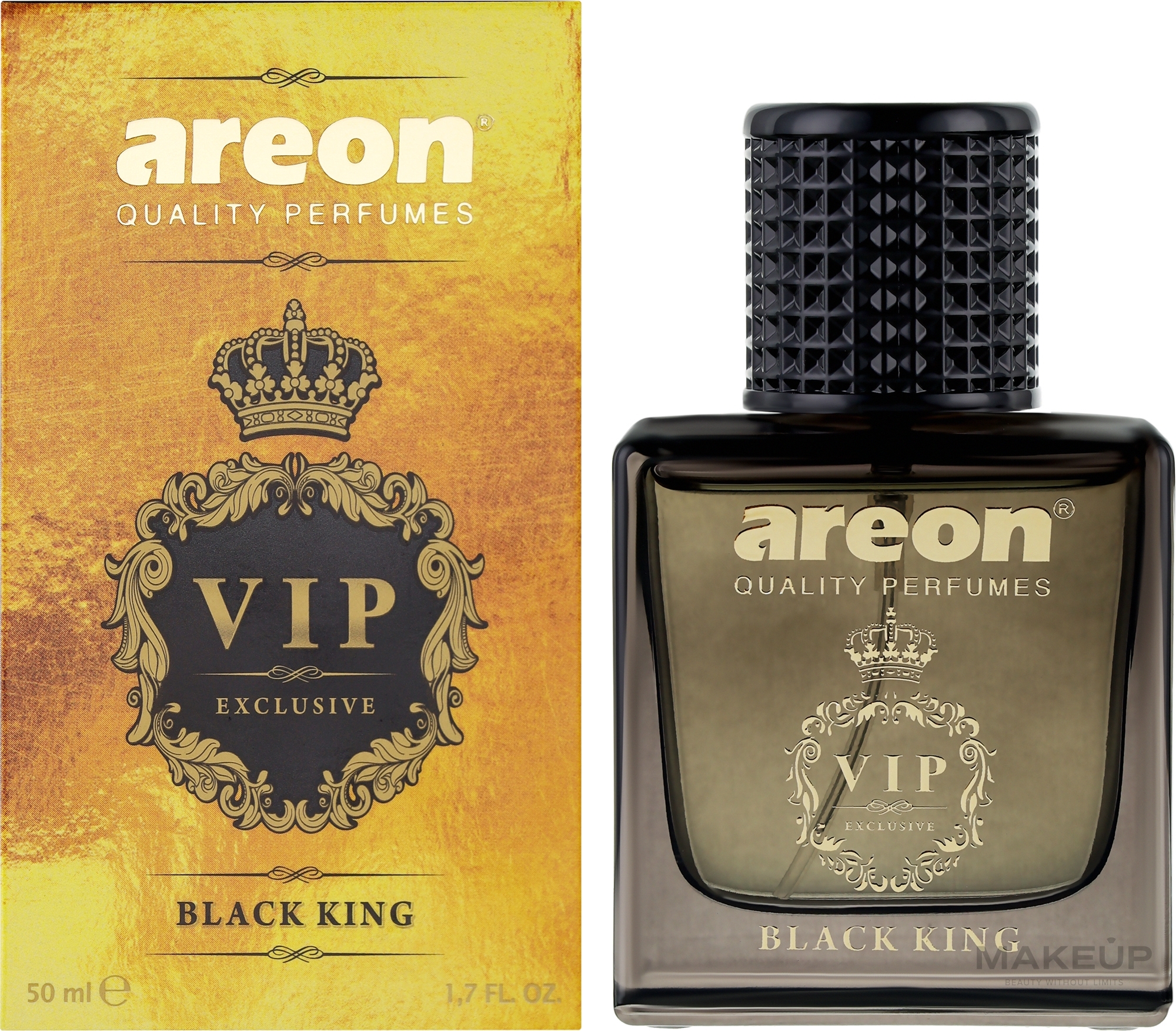 Zapach samochodowy w sprayu - Areon VIP Black King Car Perfume — Zdjęcie 50 ml