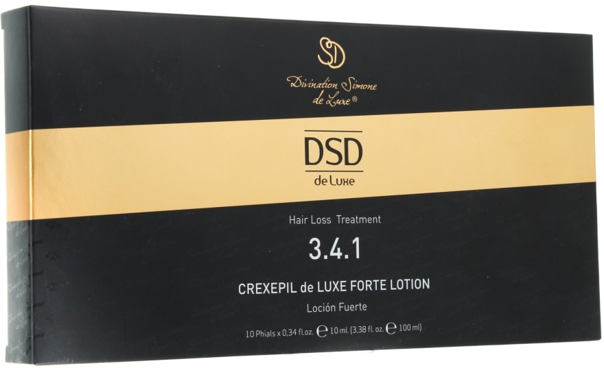 Ampułki przeciw wypadaniu włosów - Simone DSD De Luxe Crexepil DeLuxe Forte Lotion