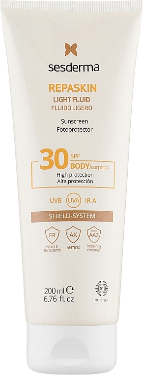 Ochronny krem żel do ciała - SesDerma Laboratories Repaskin Body Sunscreen gel cream SPF 30