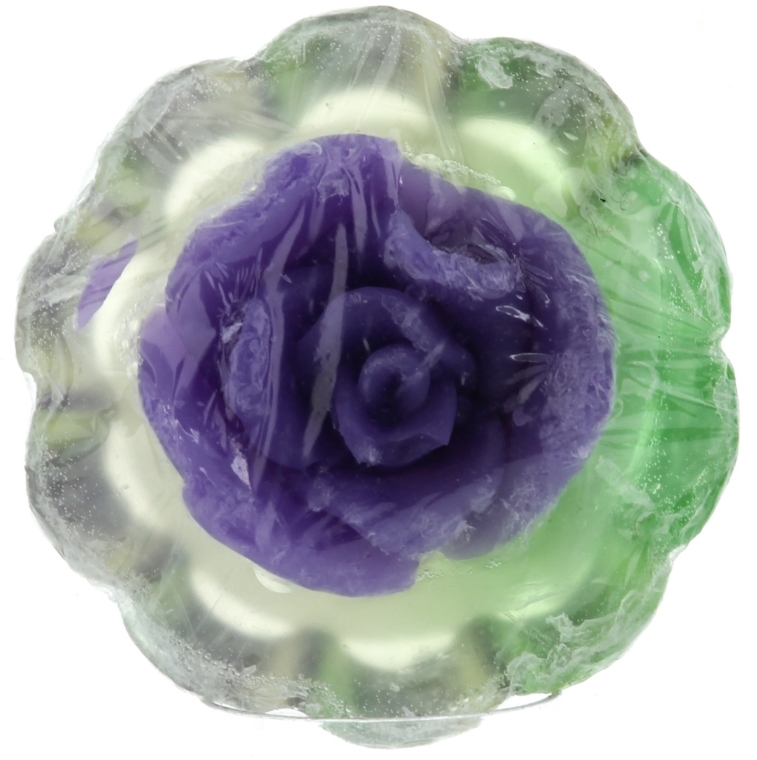 Naturalne mydło glicerynowe w kształcie róży - Bulgarian Rose Soap