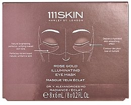 Maska pod oczy - 111SKIN Rose Gold Illuminating Eye Mask Box — Zdjęcie N1
