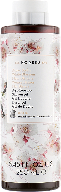 Żel pod prysznic Kwitnący Ogród - Korres Fleur Blanche Shower Gel — Zdjęcie N3
