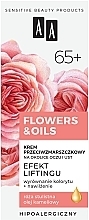 Krem pod oczy i usta liftingujący 65+ - AA Flowers & Oils Lifting Effect Eyes And Lip Cream — Zdjęcie N3