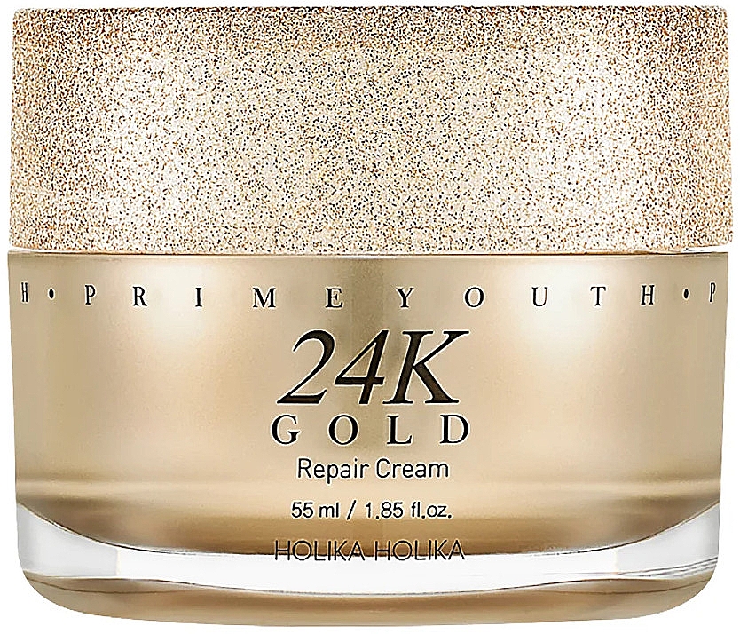 Odnawiający krem do twarzy ze złotem - Holika Holika Prime Youth 24K Gold Repair Cream — Zdjęcie N1