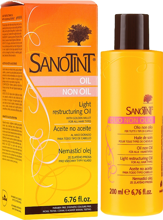 Rewitalizujący olejek do włosów - Sanotint Oil Non Oil