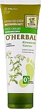 Dezodorujący krem do stóp Krwawnik - O'Herbal Deodorizing Foot Cream With Yarrow Extract — Zdjęcie N1