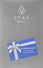 Kup Zestaw - Stay Well Animal Masks (mask/4pcs)