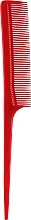 Grzebień do włosów, 21 cm, czerwony - Ampli — Zdjęcie N1