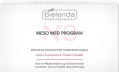 Aktywny koncentrat redermalizujący - Bielenda Professional Meso Med Program Active Redermalizing Concentrates — Zdjęcie N1