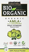 Rozjaśniający puder do włosów - Indus Valley Bio Organic Amla Fruit Powder  — Zdjęcie N1