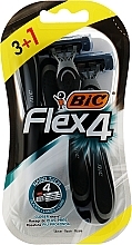 Maszynki do golenia Flex 4, 3+1 szt. - Bic — Zdjęcie N1