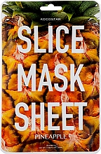 Kup Maska na tkaninie do twarzy Ananas - Kocostar Slice Mask Sheet Pineapple