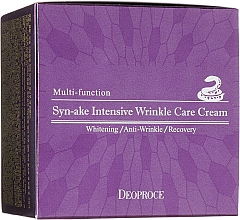 Kup Intensywny krem do twarzy z jadem węża - Deoproce Syn-Ake Intensive Wrinkle Care Cream