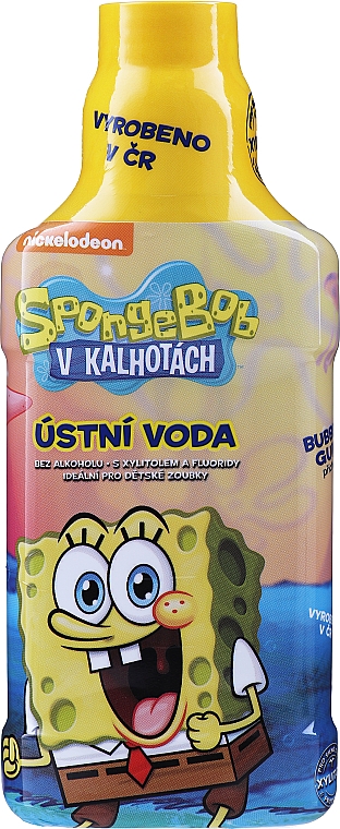 Płyn do płukania jamy ustnej - VitalCare Sponge Bob Mouthwash for Children — Zdjęcie N1
