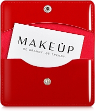 Etui na karty, czerwone lakierowane Elegant Red - MAKEUP — Zdjęcie N3