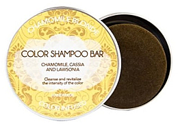 Kup Szampon w kostce do włosów blond - Biocosme Bio Solid Chamomile Blonde Color Shampoo Bar