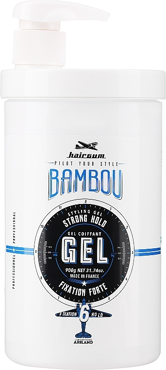 Żel do stylizacji z ekstraktem z bambusa - Hairgum Bambou Fixing Gel — Zdjęcie N3