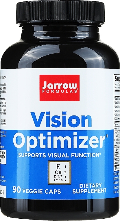 Suplement diety wspierający pracę oczu - Jarrow Formulas Vision Optimizer — Zdjęcie N1
