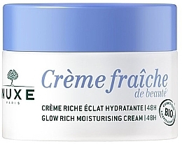 Krem nawilżający do twarzy - Nuxe Creme Fraiche De Beaute Glow Rich Moisturising Cream 48H — Zdjęcie N1