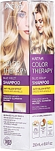 PRZECENA! Szampon do włosów blond przeciw żółtym tonom - Kativa Color Therapy Anti-Yellow Effect Shampoo * — Zdjęcie N3