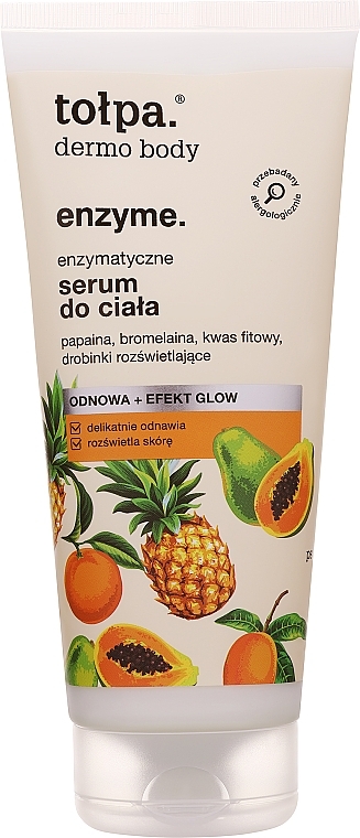 Enzymatyczne serum do ciała Odnowa + efekt glow - Tołpa Dermo Body  — Zdjęcie N1