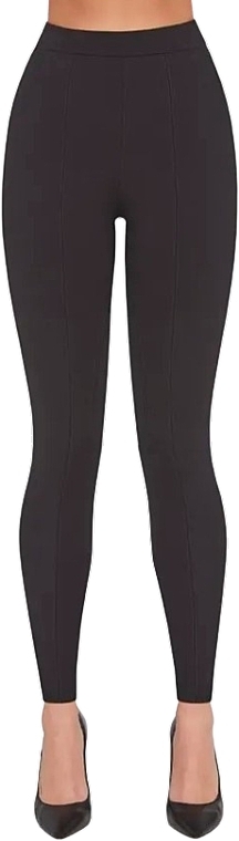 Damskie legginsy z efektem push-up Amparo, black - Bas Bleu — Zdjęcie N2