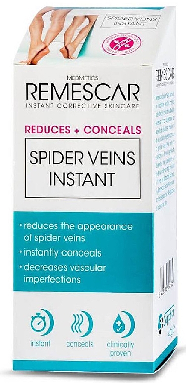 Krem na pajączki naczyniowe - Remescar Spider Veins Instant Cream — Zdjęcie N2