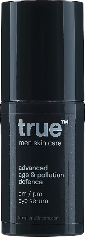 Serum pod oczy na dzień i na noc - True Men Skin Care Advanced Age & Pollution Defence Am/Pm Eye Serum — Zdjęcie N1