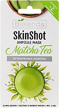 Kup PRZECENA! Detoksykująca maseczka do twarzy Herbata matcha - Bielenda Skin Shot *