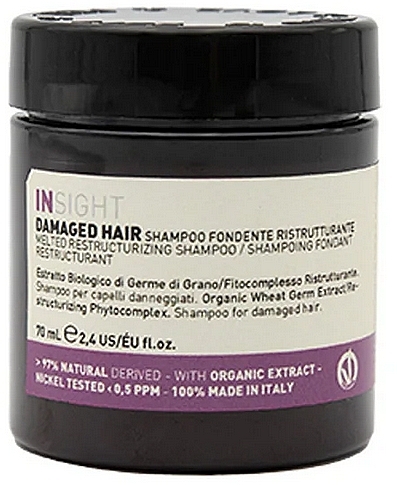 Szampon do włosów zniszczonych - Insight Damaged Hair Melted Restructurizing Shampoo — Zdjęcie N1