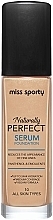 Kup Podkład - Miss Sporty Naturally Perfect Serum Foundation