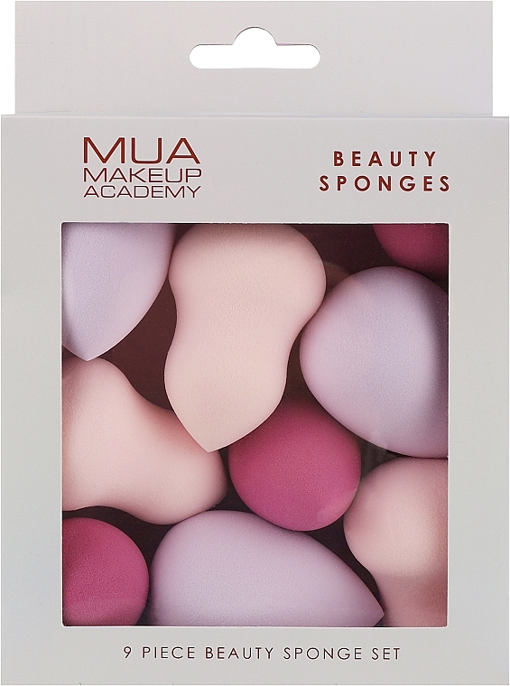 Zestaw gąbek do makijażu, 9 szt. - MUA 9 Piece Makeup Sponge Set — Zdjęcie N1