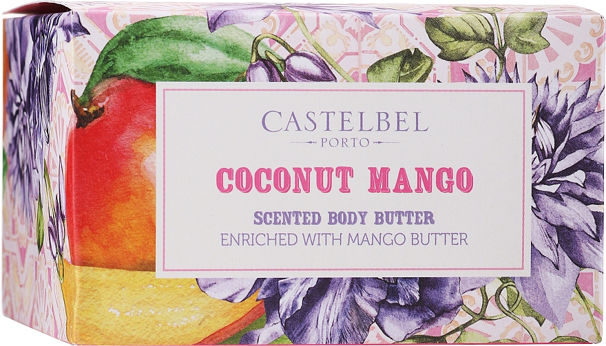 Masło do ciała z olejem z nasion konopi i CBD - Castelbel Smoothies Coconut Mango Body Butter  — Zdjęcie N2