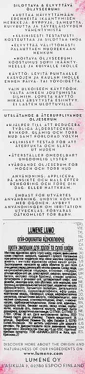 Przeciwzmarszczkowo-rewitalizujące serum do twarzy - Lumene Nordic Bloom Vitality Anti-Wrinkle & Revitalize Oil Serum — Zdjęcie N3