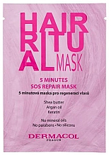 Maska dodająca włosom objętości - Dermacol Hair Ritual 5 Minutes SOS Repair Mask — Zdjęcie N1