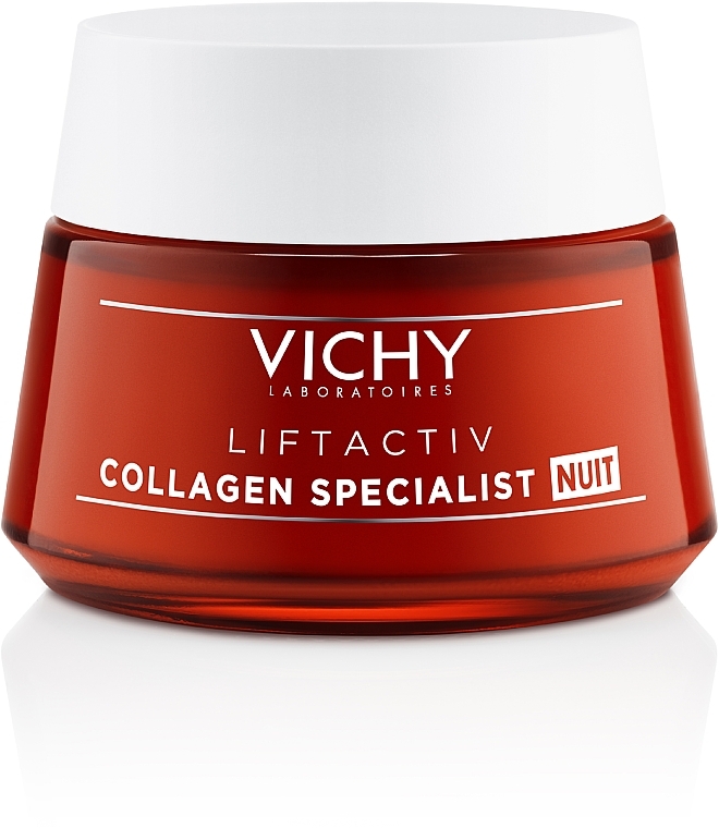 Kolagenowy krem do twarzy na noc - Vichy LiftActiv Collagen Specialist Night