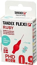 Kup Szczoteczki międzyzębowe, 0,9 mm, rubinowe - Tandex Flexi Super Fine Ruby