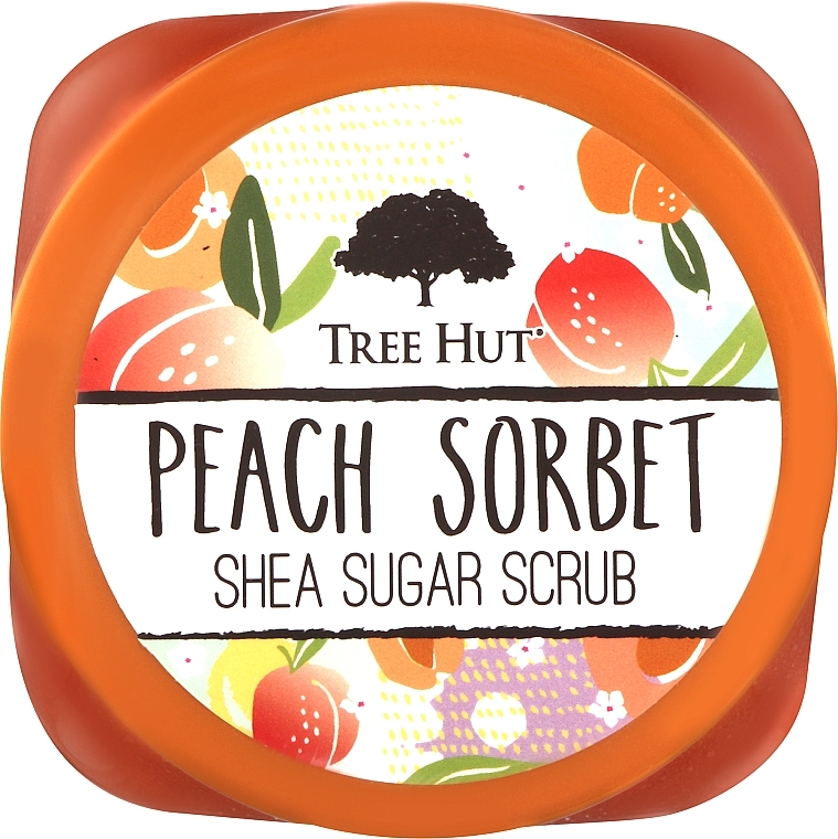 Peeling do ciała Sorbet brzoskwiniowy - Tree Hut Peach Sorbet Sugar Scrub — Zdjęcie N1