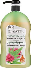 Mydło pod prysznic do ciała i włosów z olejkiem z eukaliptusa - Naturaphy Eucalyptus Oil Hair & Body Wash — Zdjęcie N1